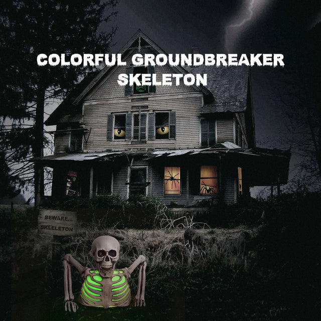 10" Colorful Groundbreaker Skeleton