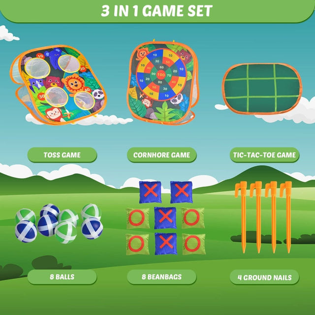 3-IN-1 Tossing Game Set - Wholesale - PopFun