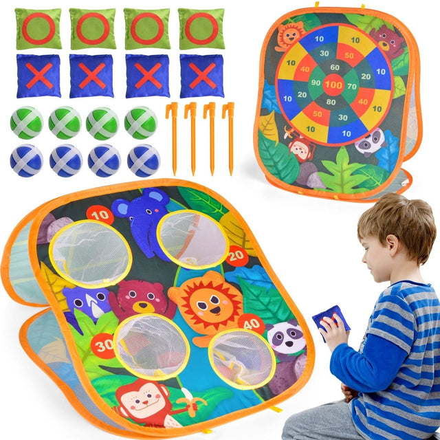 3-IN-1 Tossing Toy Set For Toddlers - PopFun