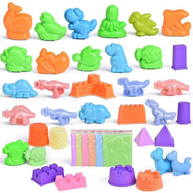 36 PCS Sand & Clay Mold Kit Prefilled Easter Eggs | PopFun