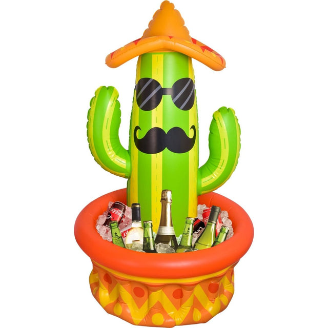 46″ Inflatable Cactus Cooler for Parties - PopFun