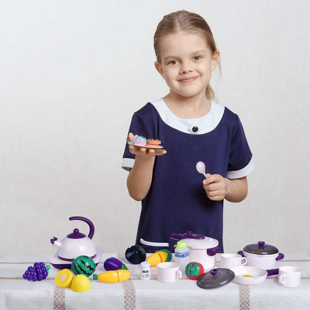 53 Pcs Kitchen Toy Pretend Play Set - PopFun