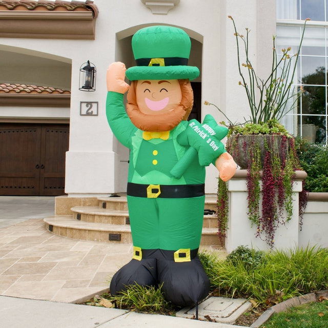 5.9 FT St Patricks Day Leprechaun Inflatable | PopFun