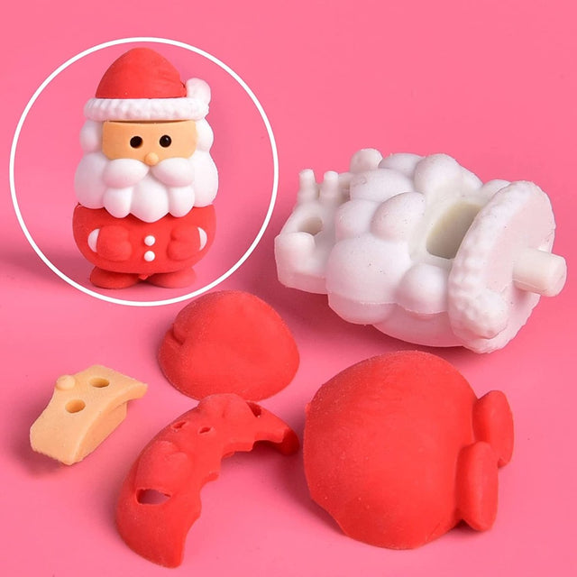 60 PCs Cute 3D Puzzle Erasers for Kids | PopFun