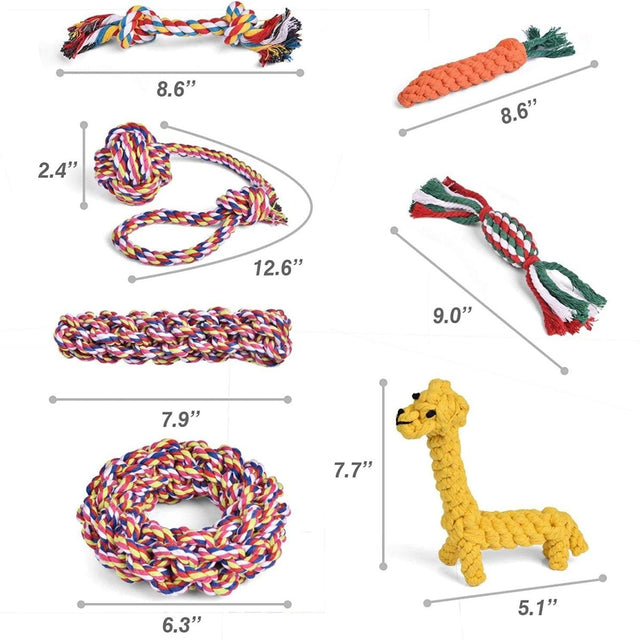 7 Pcs Chew Toy Set for Pets-Wholesale | PopFun