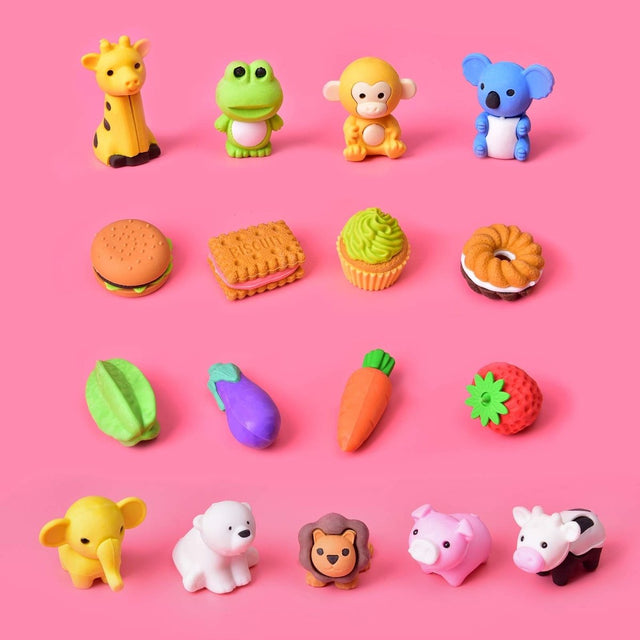 72 Pcs Exciting Puzzle Erasers - PopFun