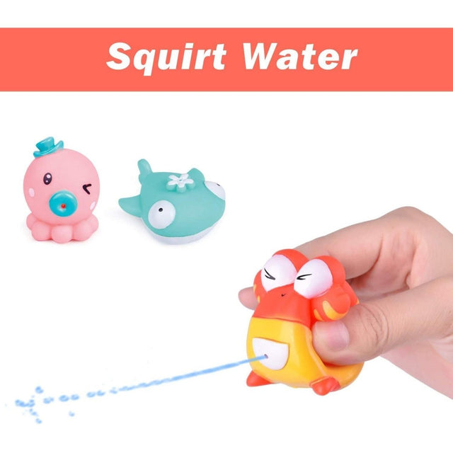 8 PCs Bath Squirter for Toddler - PopFun