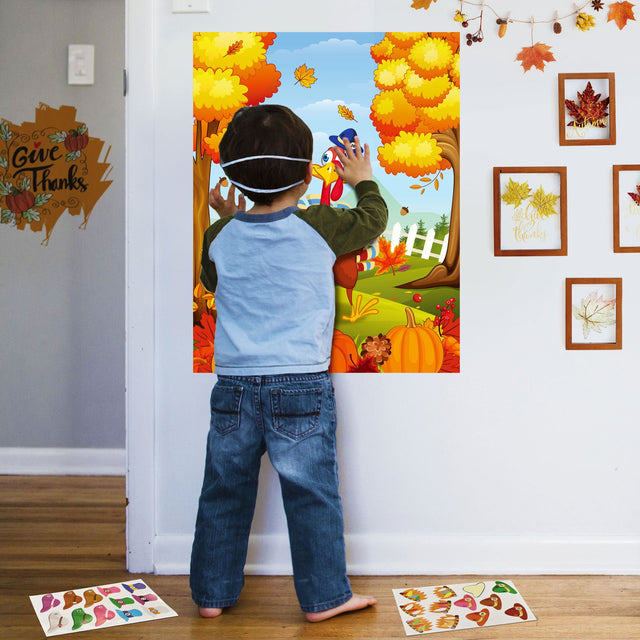 Thanksgiving Pin the Hat Game