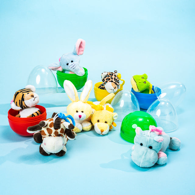 Plush Animal Keychain Easter Eggs