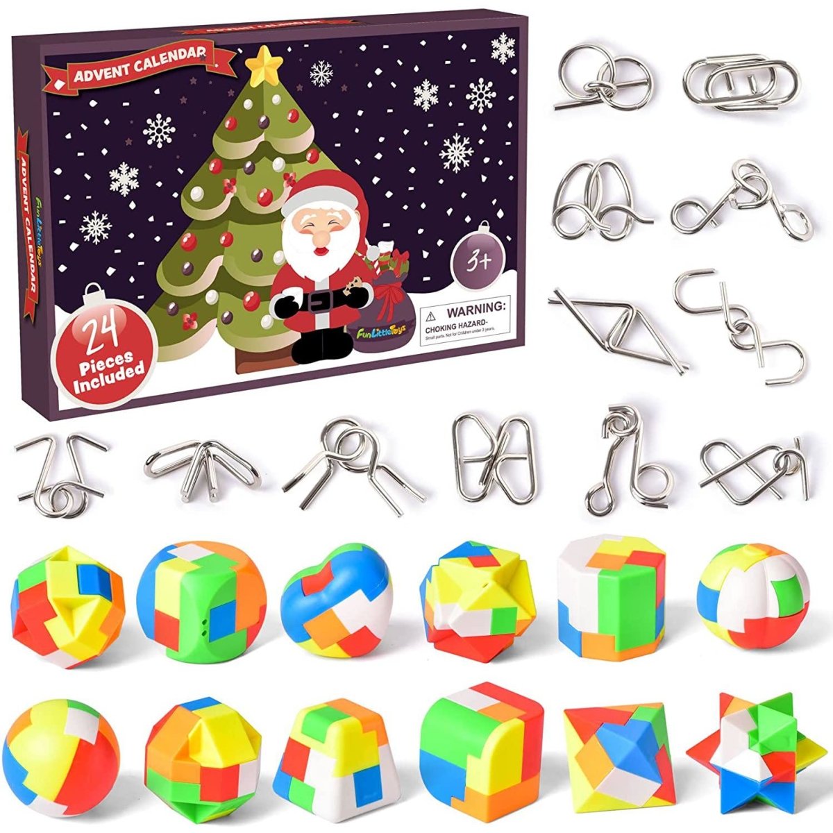 Advent Calendar Brain Teaser Bundle l Fun Little Toys funlittletoys