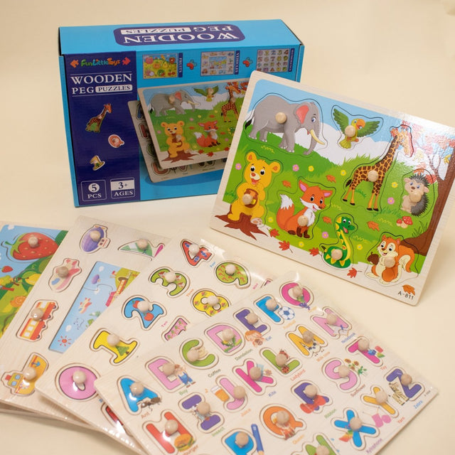 Alphabet Numbers and Animal Puzzles - PopFun