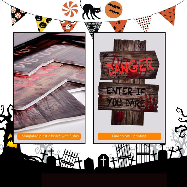 Bloody Hands Halloween Yard Signs - PopFun