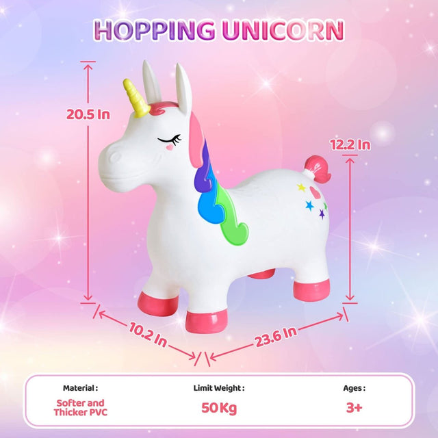 Bouncy Unicorn Horse - PopFun