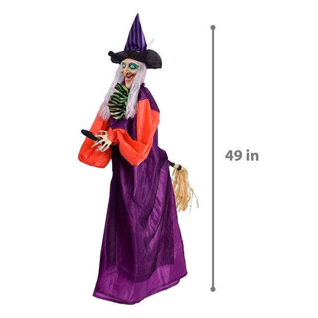 Broom-Riding Witch | PopFun