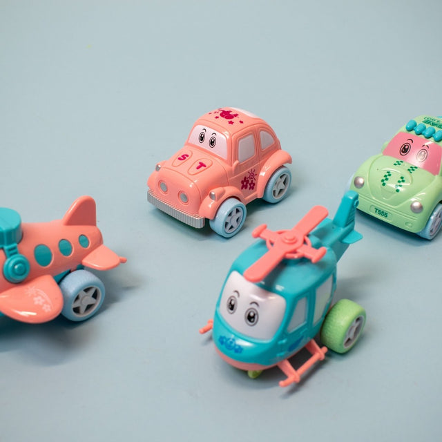 Cartoon Vehicles with Carrier Truck | PopFun