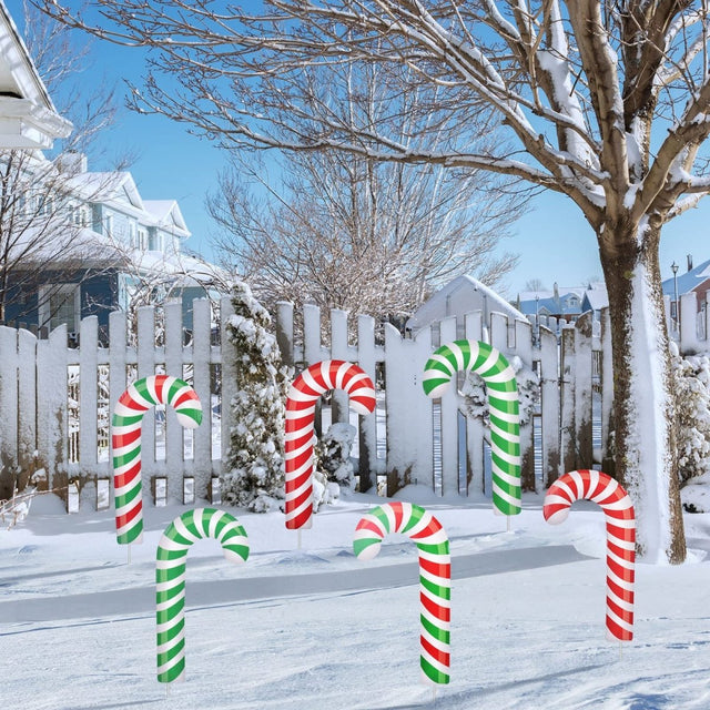 Christmas Candy Garden Yard Signs - PopFun