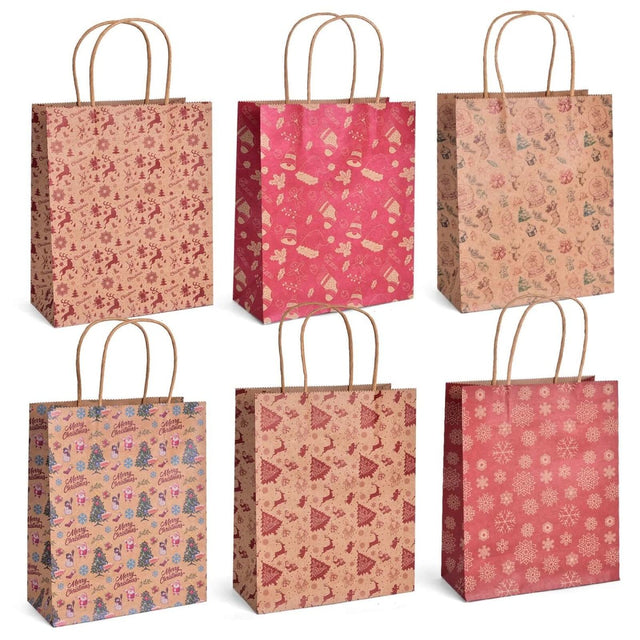 Christmas Gift Bags- Pattern Designs | PopFun