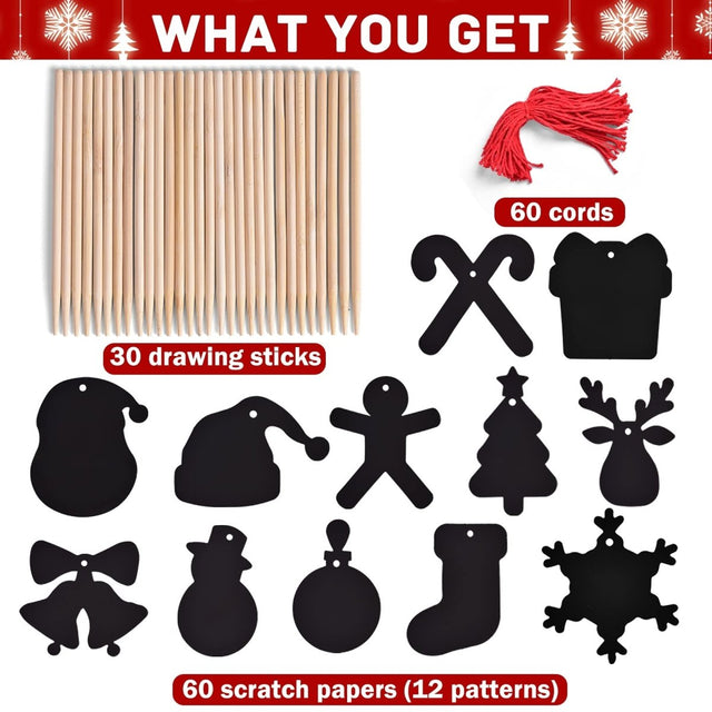 Colorful Christmas Scratch Art | PopFun