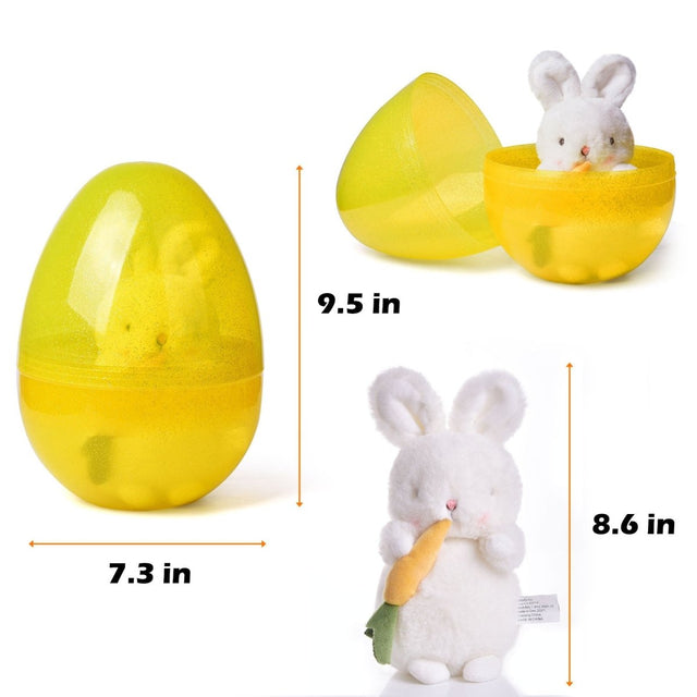 Easter Egg Prefilled with Plush Bunny - PopFun