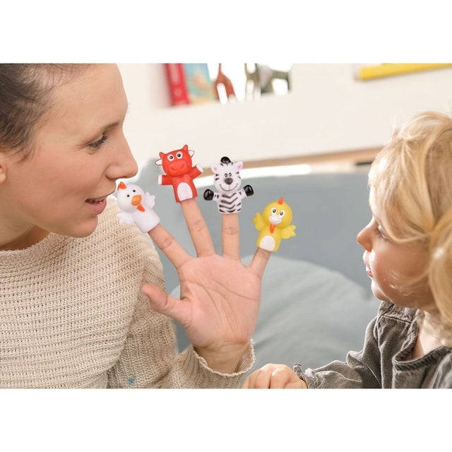 Easter Eggs with Animal Finger Puppets - PopFun