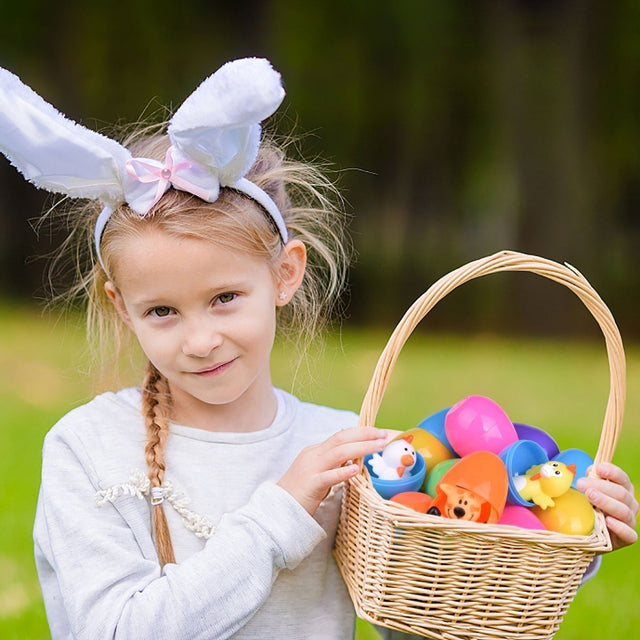 Easter Eggs with Animal Finger Puppets - PopFun