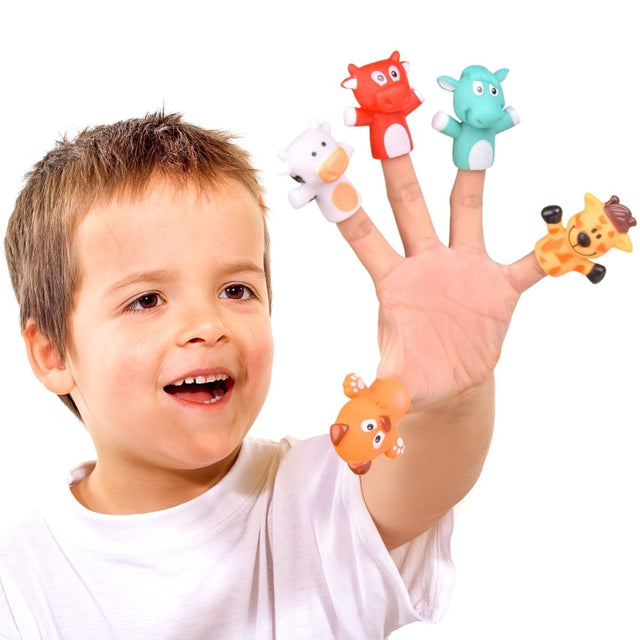 Easter Eggs with Animal Finger Puppets - PopFun