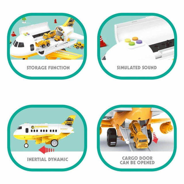 Electronic Transport Cargo Toy Airplane - PopFun