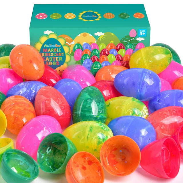 Fillable Galaxy Easter Eggs Bulk 30 Pcs - PopFun