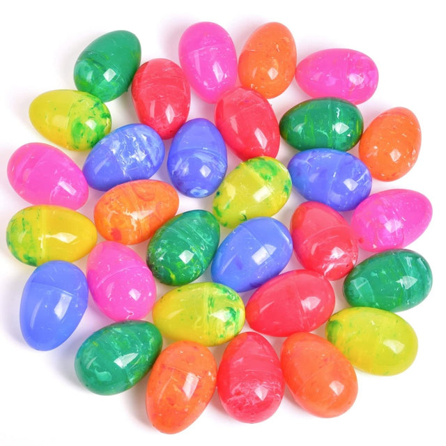 Fillable Galaxy Easter Eggs Bulk 30 Pcs - PopFun