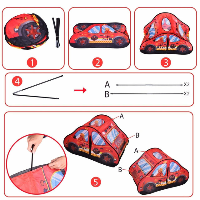 Fire Responder Play Tent - PopFun