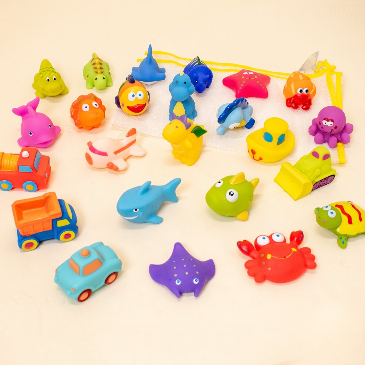 Fun Little Toys 24 Pcs Bath Toys for Toddlers Sea Animals Squirter Toys