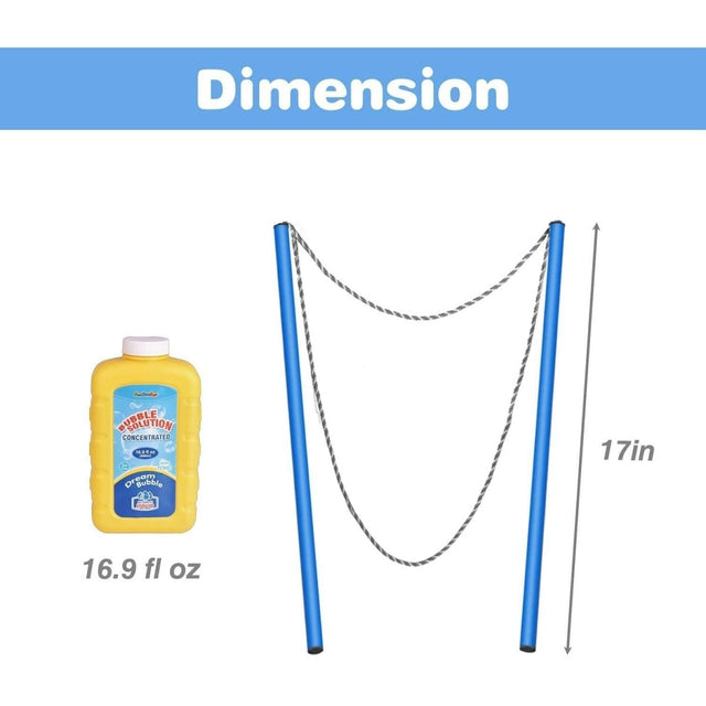 Giant Bubble Wands Kit - PopFun