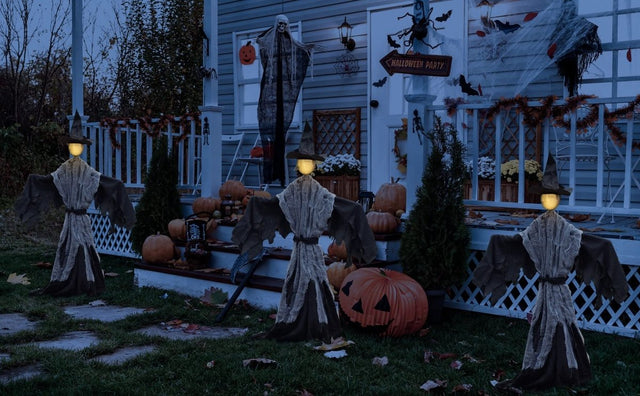 Glowing Halloween Witch Decor 3 pcs - PopFun