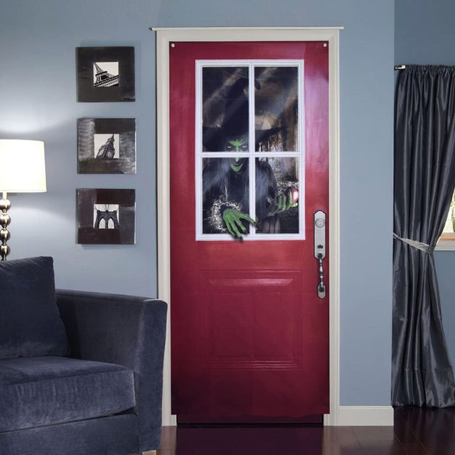 Halloween Decoration Witch Door Cover - PopFun
