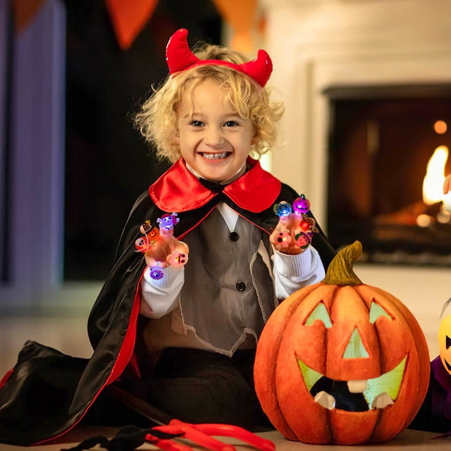 Halloween Party Favors: LED Rings for Kids - PopFun
