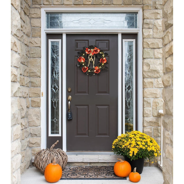 Halloween Skeleton Wreath - PopFun
