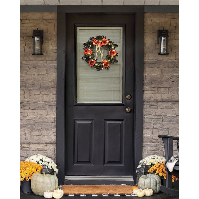 Halloween Skeleton Wreath - PopFun