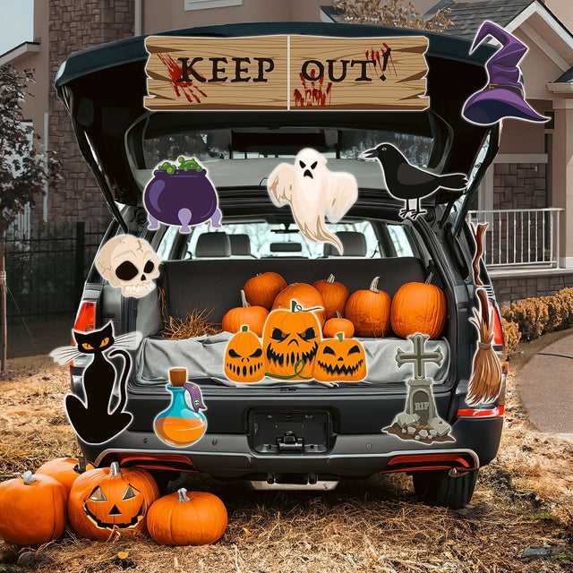 Halloween Trunk or Treat Car Decorations Kit - PopFun