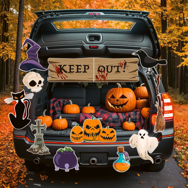 Halloween Trunk or Treat Car Decorations Kit - PopFun