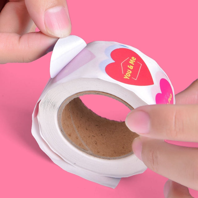 Heart Stickers for Valentine's Day - 500 pcs❤️ - PopFun