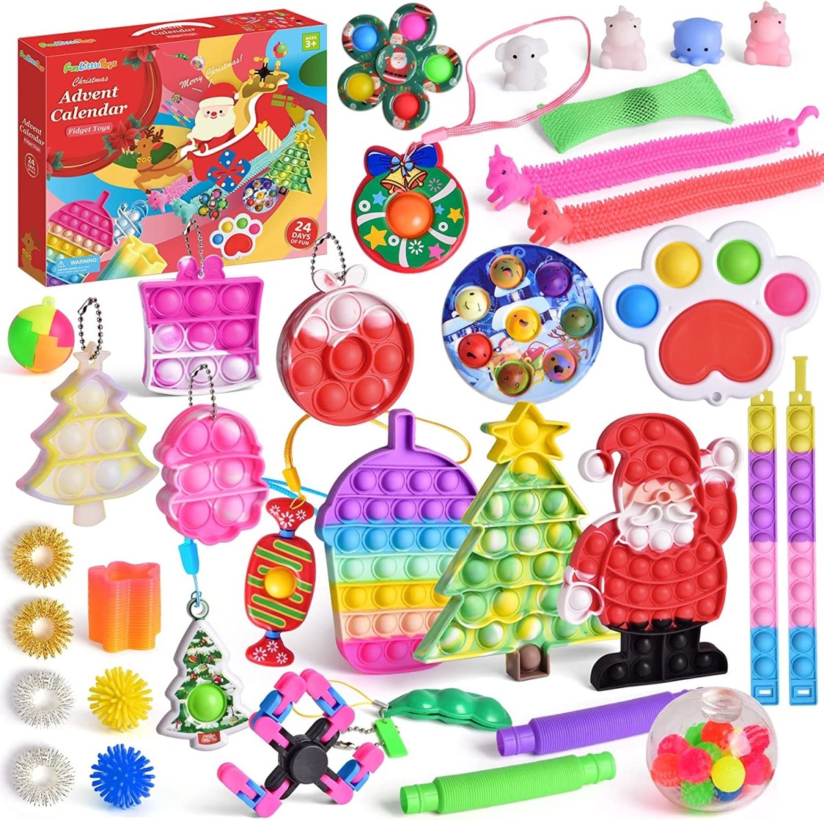 Kids Advent Calendar Fidget Toys Fun Little Toys funlittletoys