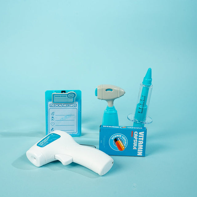 Kids Doctor Kit Pretend Play Set 17 Pcs - PopFun