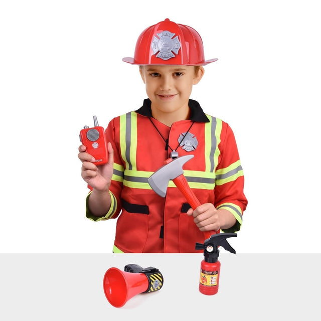 Kids Firefighter Costume - PopFun