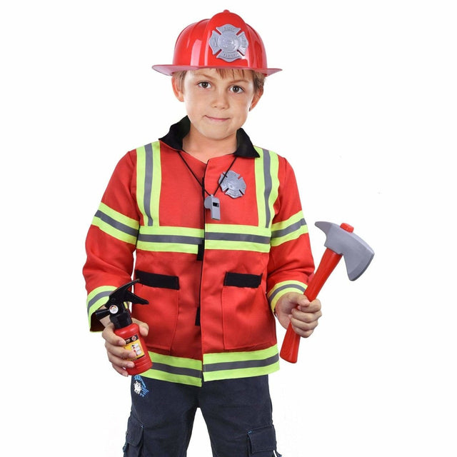 Kids Firefighter Costume - PopFun