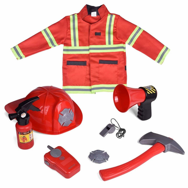 Kids Firefighter Costume - PopFun