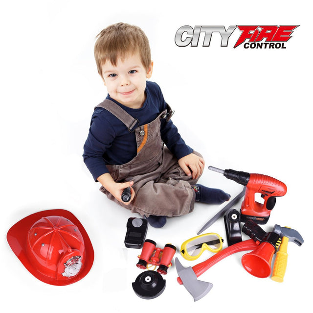 Kids Firefighter Costume Toy Set - PopFun