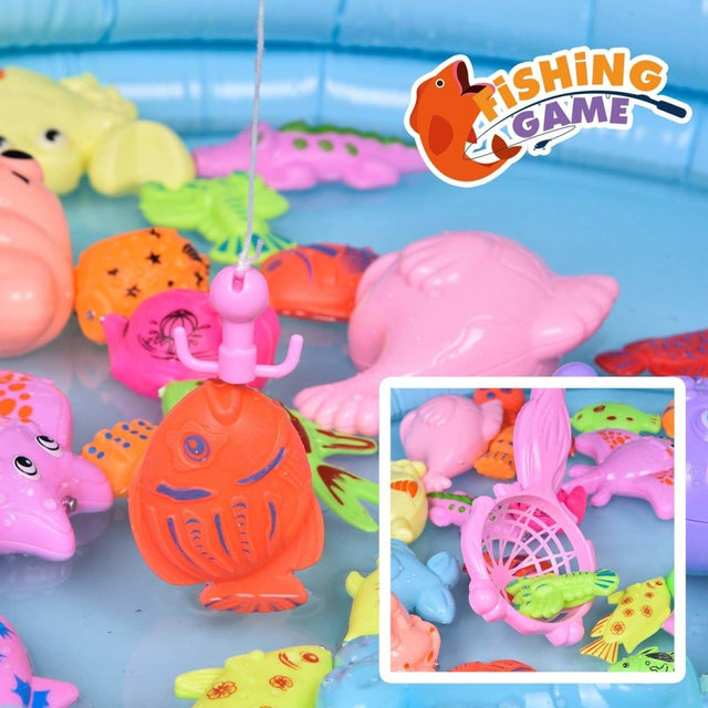 Magnetic Fishing Toys: 42 Pieces - PopFun