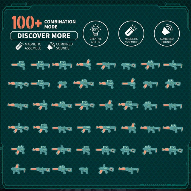 Magnetic Toy Gun for Kids - PopFun