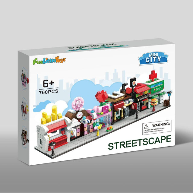Mini City Streetscape Building Blocks - PopFun