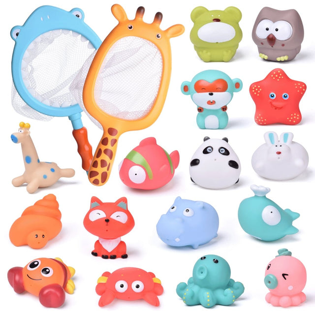 Ocean Animals Bath Toys 16pcs - PopFun